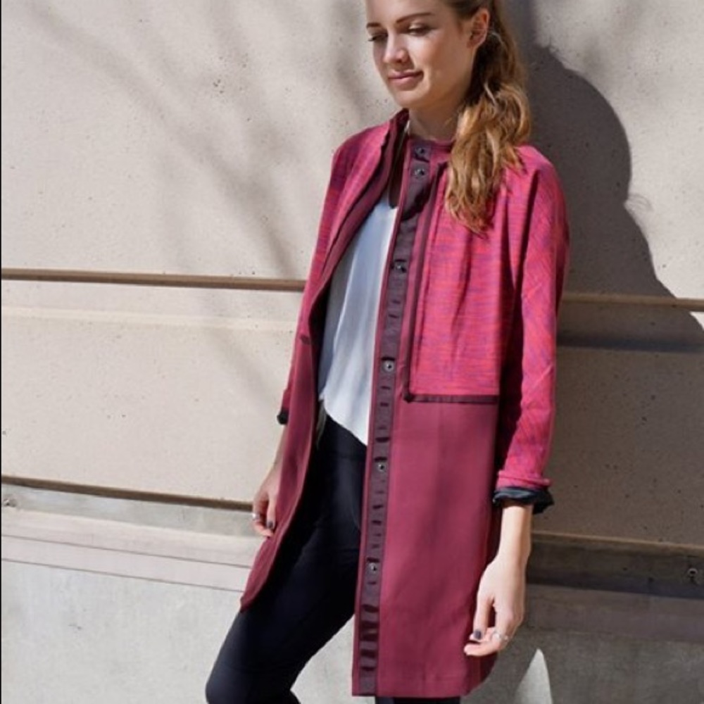 Lululemon Bumble Rust Berry Car Coat